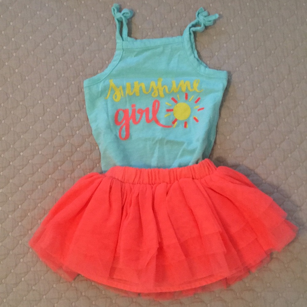Sunshine Girl Cherokee Onsie and Tutu Size 3-6